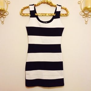 Black & White Striped Dress