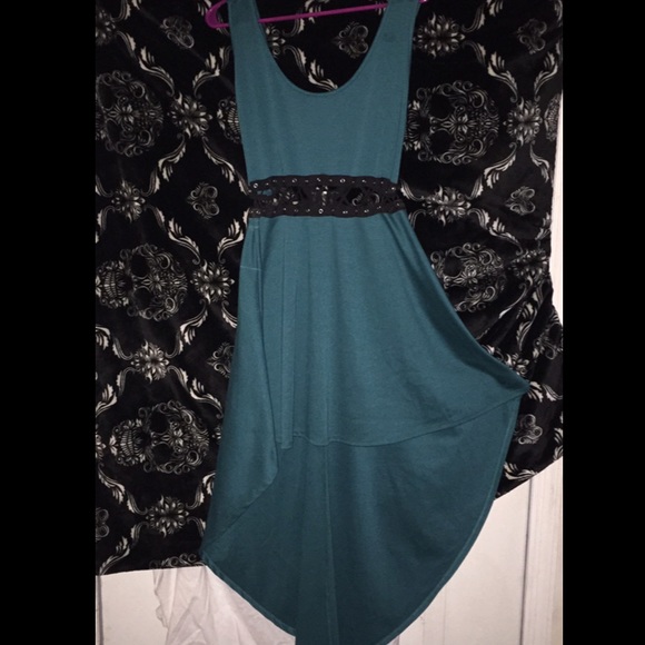 Dresses & Skirts - Teal green long dress .