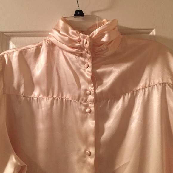 📺vinatge pink button up📺