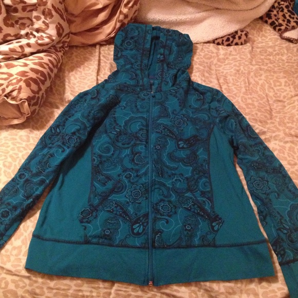 Teal jacket with black detailing - Picture 1 of 4