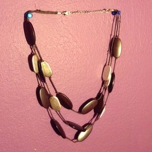 FREE W/ Purchase: Brown and Silver Necklace