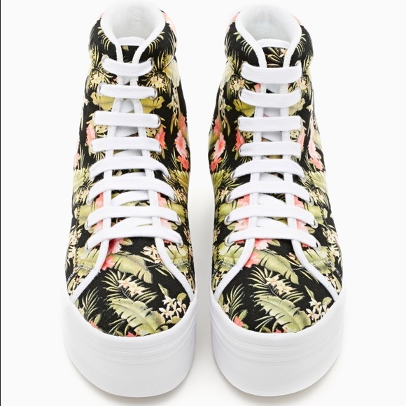Jefferey Campbell Shoes! High tops+1 BM STICKER - Picture 4 of 4