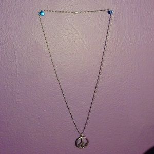 FREE W/ Purchase: Peace Necklace