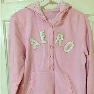 Aeropostale Baby pink color hoodie
