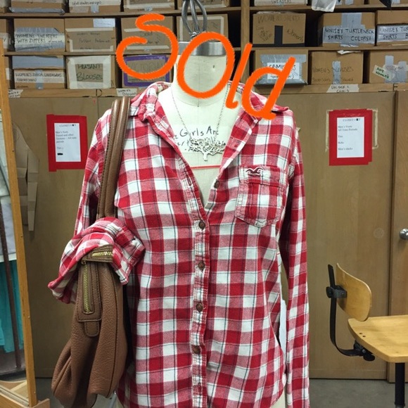 🚫SOLD🚫Hollister flannel size M