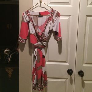 BCBG Maxazria wrap dress size small