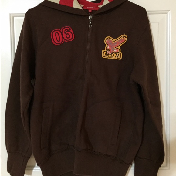 Brown hoodie