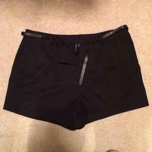 Black dressy shorts