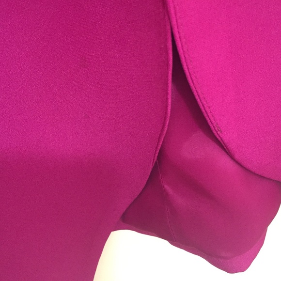 Truth and Pride Fuchsia Silk Blazer - Picture 3 of 4