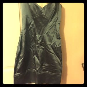 Bebe satin dress never worn