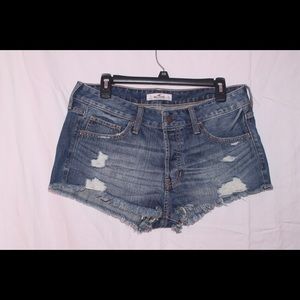 Hollister co denim high waisted shorts size 9
