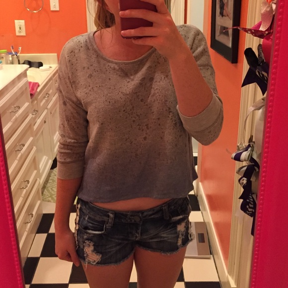 Grey and blue Arizona Jean Co shirt