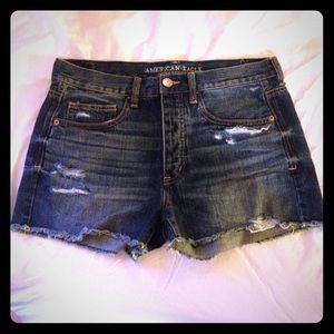 High waisted Boy Midi Shorts
