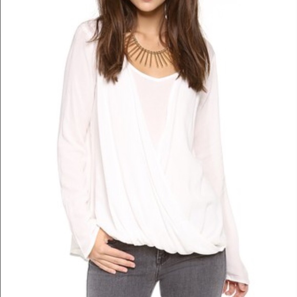 Ella Moss Tops - [Navy Blue] Ella Moss Draped Top