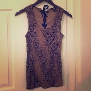 Guess jeans Leopard print tank top