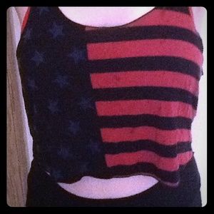 American flag crop top!