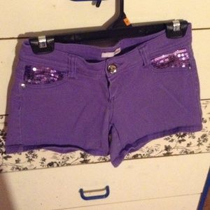 BONGO Purple Shorts