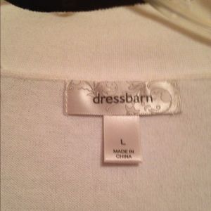 Dress Barn Jackets & Coats - Short White Cardigan Dress Barn Jackets & Coats - Short White Cardigan