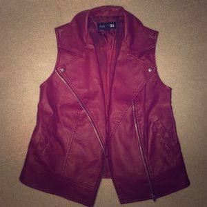 Maroon vest