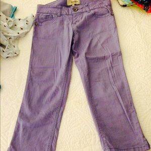 Light purple capris