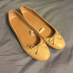 Nude-Colored Ballet Flats
