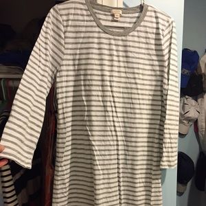 Jcrew striped dress
