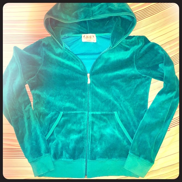 Juicy Couture Tops - Juicy Couture Velour Hoodie