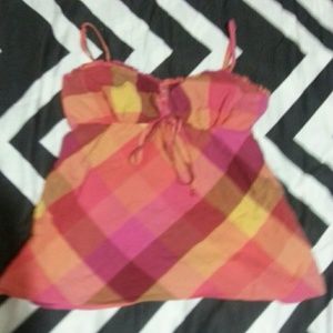 💜💚💖Aeropostale Colorful Plaid Tanktop💜💖💚