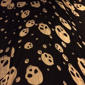 Zara skull print scarf