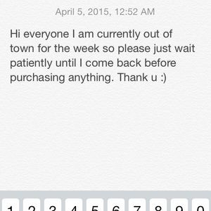Email me if anything danielakaczmarek2@gmail.com