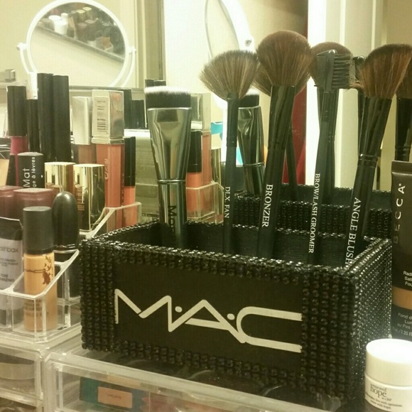 Mac Cosmetics Accessories Mac Inspired Makeup Brush Holder Poshmark