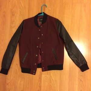 maroon Varsity Jacket