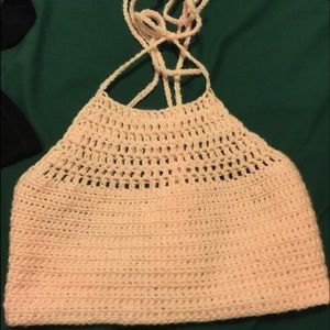 Crochet halter top
