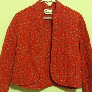 Vintage Red Ms. Paquette Jacket