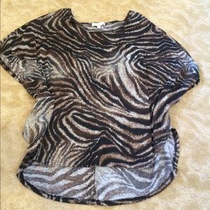 Tiger print blouse