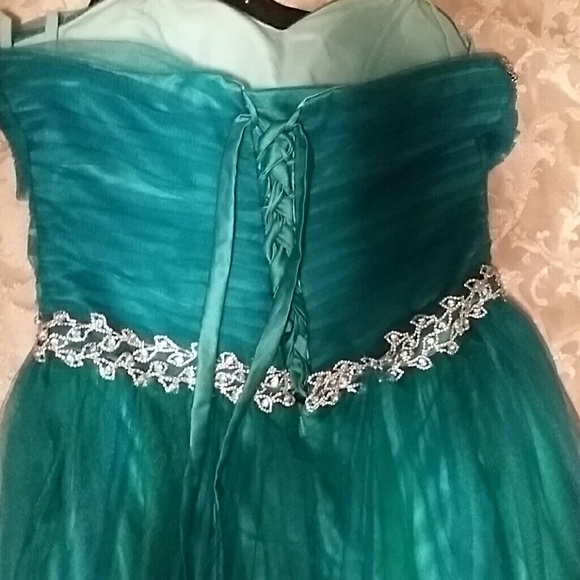 Dresses Teal Prom Dress Back Poshmark