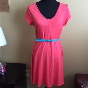 Coral dress