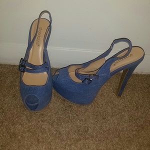 Blue Jean Pumps