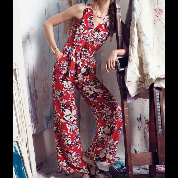 Anthropologie Pants - ANTHROPOLOGIE YUMI KIM FLOWER DISTRICT JUMPSUIT