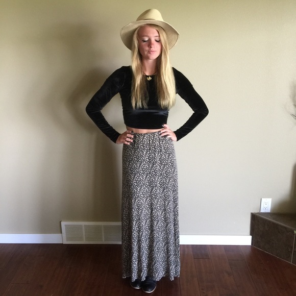 Floral Maxi Skirt