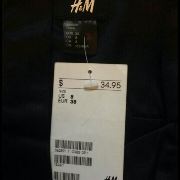 H&M Sexy Black & Orange Bandage Dress - Picture 4 of 4