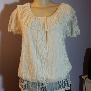 STYLE&CO- Cream Blouse