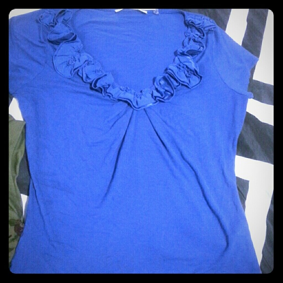 💙Tahari Blue Shirt💙