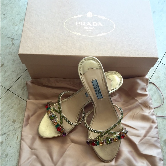 Xmas Sale *Brand new Prada crystal shoes*