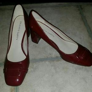 Red Franco Sarto shoes size 9