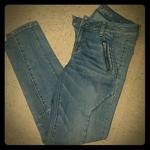 American eagle moto ankle jeggings