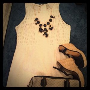 Old Navy eyelet white tank dress