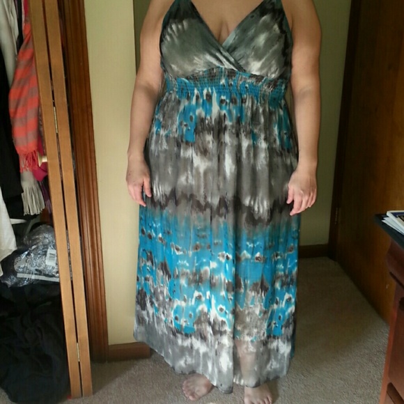 Blue Maxi sundress