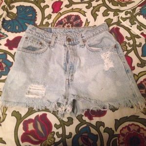 Levi's jean shorts