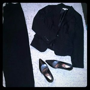Womens blazor S, dress pants and dress heels 8.5